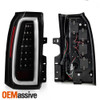 Fits 2015-2020 Chervy Tahoe/Suburban SUV Black Full LED DRL Tube Tail Lights