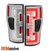 For 2017-2019 F250 F350 F450 Superduty [Blind Spot Monitor] Chrome Tail Lights