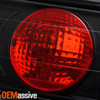 Fits 1998-2002 Honda Accord 2Dr Coupe Black Rear Center Trunk Brake Light Lamp