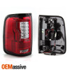 Fit 2004-2008 Ford F150 Styleside Strip Tube Bar LED Red Tail Lights Lamp Pair