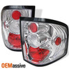 Fits 04-08 F150 Pickup Truck Flareside Body Chrome Tail Brake Lights Lamps Pair