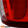 Fits 1999-2002 Silverado Sierra 1500 2500HD 01-03 3500 Red Clear LED Tail Lights