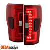 For 2017-2019 F250 F350 F450 Superduty Red Tail Light Pair [Blind Spot Monitor]
