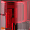 For 2017-2019 F250 F350 F450 Superduty Red Tail Light Pair [Blind Spot Monitor]