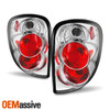 Fits 01-07 Caravan Chrysler Town & Country Chrome Tail Brake Lights Lamps Pair
