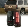 Fits *Black Smoke* 07-14 Chevy Suburban Tahoe GMC Yukon Denali LED Tail Lights