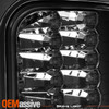 Fits 94-01 Dodge Ram Pickup 1500/2500/3500 Black LED Tail Brake Lights Lamp Pair