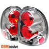 Fits 96-00 Caravan Chrysler Town & Country Chrome Tail Brake Lights Lamps Pair
