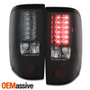 Fits 2004-2008 Ford F150 F-150 Styleside LED Black Smoked Tail Brake Lights Pair