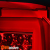 Fits 16-18 Chevy Silverado 1500 [LED Model] Red LED Tube Tail Lights Brake Lamp