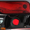 For 12-14 Ford Focus Hatchback SEQUENTIAL LED Tube Black Tail Lights Lamp Pair