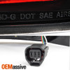 For 12-14 Ford Focus Hatchback SEQUENTIAL LED Tube Black Tail Lights Lamp Pair
