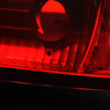 Fits 96-00 Honda Civic 2Dr Coupe Red Smoked Crystal Tail Brake Lights Left+Right