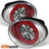 Fits 05-10 Chevy Cobalt Base Ls Lt Ss 2Dr Coupe LED Chrome Clear Tail Lights Set