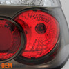 Fits 1999-2001 BMW E46 3-Series 4 Door Sedan 4 Pieces Metal Black Taillights Set