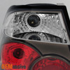 Fits 1999-2001 BMW E46 3-Series 4 Door Sedan 4 Pieces Metal Black Taillights Set