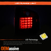 Fits 94-04 Chevy S-10 GMC Somona 96-00 Isuzu Hombra Pickup Black LED Tail Lights