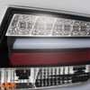 Fits 2005 2006 2007 2008 Audi A6 S6 C6 Black LED Tube Tail Lights Brake Lamps