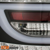Fits 2005 2006 2007 2008 Audi A6 S6 C6 Black LED Tube Tail Lights Brake Lamps