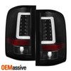 Fits 2007-2014 Chervy Silverado + 2007-2014 GMC Sierra Black LED DRL Tail Lights