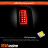 Fits 2007-2014 Chervy Silverado + 2007-2014 GMC Sierra Black LED DRL Tail Lights