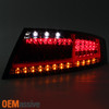 Fits 2007-2014 Audi TT Quattro Red Smoked LED Signal Parking Tube Tail Lights