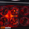 Fits 08 09 10 Chrysler 300C Black LED Tail Lights Brake Lamps Left+Right