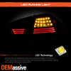 Fits 2005-2008 06 07 BMW E90 3-Series 4Dr Red Smoked LED Tail Lights Lamps Pair