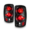 Fits 00-06 Suburban Tahoe Yukon Black Tail Brake Lights Lamps Pair Left+Right