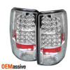 Fits Chrome 2000-2006 Suburban Tahoe Yukon LED Tail Lights Pair Driver+Passenger