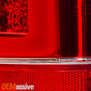 Fits 2007-14 Chervy Silverado + 2007-14 GMC Sierra Red Clear LED DRL Tail Lights
