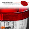 Fits 2007-14 Chervy Silverado + 2007-14 GMC Sierra Red Clear LED DRL Tail Lights