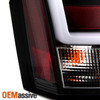 [Upgrade Set] Fits Black 2005-2007 Chrysler 300 LED Tube Tail Lights Brake Lamps