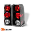 Fits 2002-2006 Cadillac Escalade Black Tail Lights Left+Right 2003 2004 2005