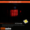 Fits 94-04 S-10 GMC Somona 96-00 Isuzu Hombra Pickup Red Clear LED Tail Lights