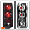 Fits 1985-2005 Chevy Astro Safari Van Black Tail Lights Brake Pair Left+right