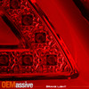 Fits Red Clear 06-13 Impala Sedan Phillips Illumines LED Tail Lights Brake Lamp