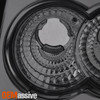 Fits Smoked 05-07 Chrysler 300C JDM LED Tail Brake Lights Lamps Pair Left+Right