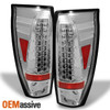 Fit 2002-2006 Avalanche LED Chrome Tail Brake Lights Driver Left+Passenger Right