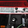Fits 2009-2011 Audi A6 / S6 / 2010 RS6 Sedan Red Clear DRL LED Tail Lights Set