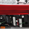 Fits 2009-2011 Audi A6 / S6 / 2010 RS6 Sedan Red Clear DRL LED Tail Lights Set