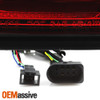Fits 2009-2011 Audi A6 / S6 / 2010 RS6 Sedan Red Clear DRL LED Tail Lights Set