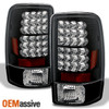 Fits Black 2000-2006 Suburban Tahoe Yukon LED Tail Lights Pair Driver+Passenger