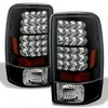 Fits Black 2000-2006 Suburban Tahoe Yukon LED Tail Lights Pair Driver+Passenger