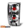 Fits 95-05 Blazer Jimmy Sport SUV Chrome Clear Tail Brake Lights Lamps Pair Set