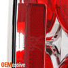Fits 95-05 Blazer Jimmy Sport SUV Chrome Clear Tail Brake Lights Lamps Pair Set