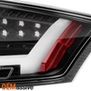 Fits 2007-2014 Audi TT Quattro Black LED Signal Parking Tube Tail Lights Brake