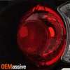 Fits 02-04 Acura RSX Integra DC5 TYPE-S i-VTEC Sport Coupe Black Tail Brake Lamp