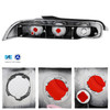 Fits 1994-2001 Acura Integra Hatchback Black Tail Brake Lights Lamp Left+Right