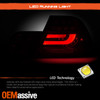 Fits 04-06 E46 3-Series 2Dr Coupe LED Black 4Pcs Tail Lights W/LED Bar/Tube Set